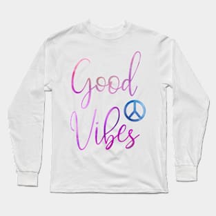 Good Vibes Only Long Sleeve T-Shirt